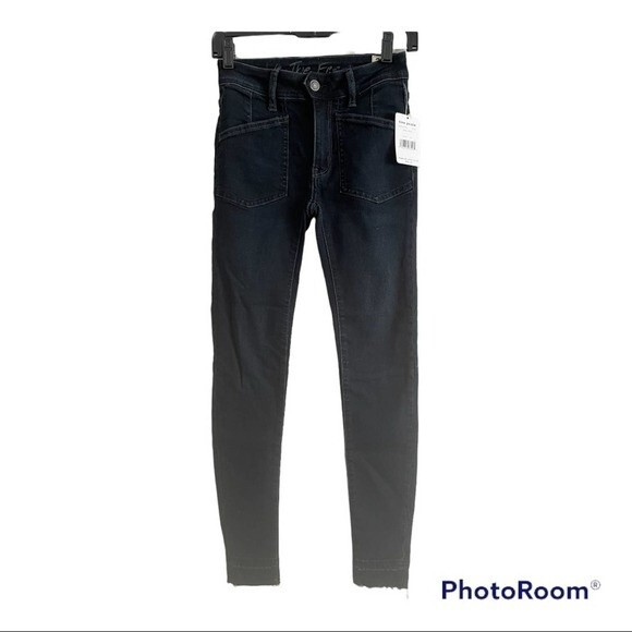 Free People Ivy Mid Rise Skinny Jeans Size 24 - Picture 2 of 14